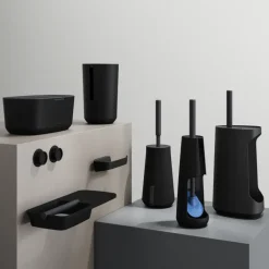 Tiger Reserverolhouder TESS met deksel vrijstaand zwart/antraciet