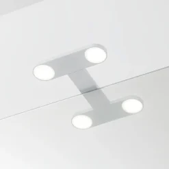 Tiger Spiegelverlichting Yaro Aluminium Wit 17cm 4000K