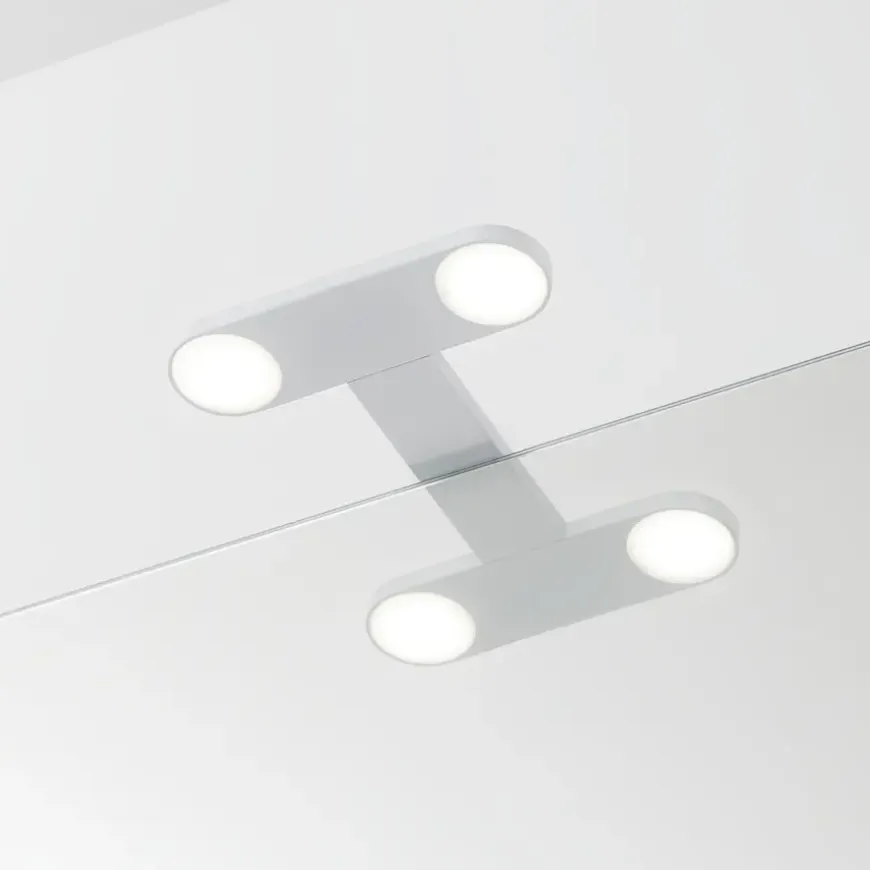Tiger Spiegelverlichting Yaro Aluminium Wit 17cm 4000K