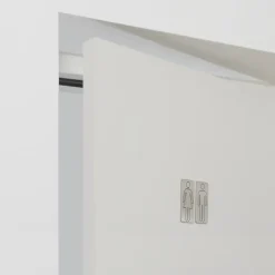 Deurbeslag Buitendeur|Deur Accessoires > Tiger toilet bordjes man vrouw geborsteld RVS zelfklevend
