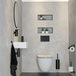 Tiger toiletborstelgarnituur Noon zwart