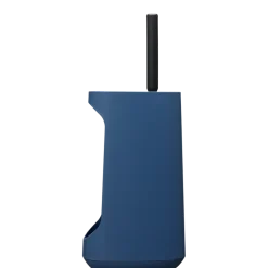 Tiger Toiletborstelhouder TESS met opbergfunctie vrijstaand en Swoop borstel flexibel blauw/zwart