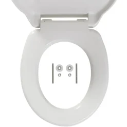 Tiger Toiletbril comfort care wit met deksel verhoogd