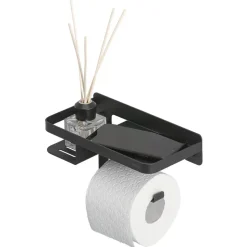 Tiger toiletrolhouder Caddy Zwart