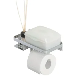 Tiger toiletrolhouder Caddy Chroom