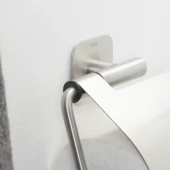 Tiger Toiletrolhouder Colar RVS met Klep