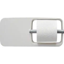 Tiger Toiletrolhouder TESS met planchet wit/lichtgrijs