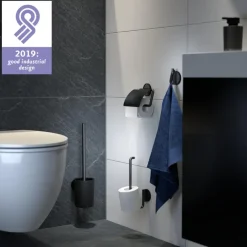 Tiger Toiletrolhouder Tune zwart