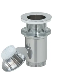 Afvoerbuizen & Hulpstukken > Tiger verlengde lavabo plug 1/4" van 30 tot 55 mm chroom