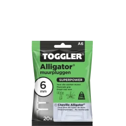 Toggler alligatorplug A6 6 mm 20 stuks