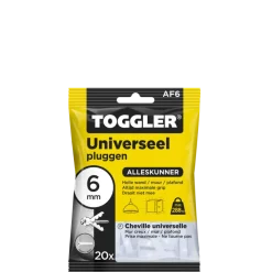 Toggler alligatorplug met flens AF6 6 mm 20 stuks