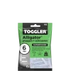 Toggler Alligatorplug 6mm met schroef 6 st.