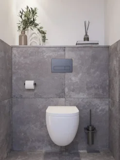 Constructieplaten|Alle Houten Platen > Geen Toilet achterwand spaanplaat 123 x 120 cm 18 mm vochtwerend