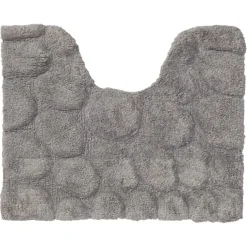 Toiletmat Pebbles 50x60cm grijs