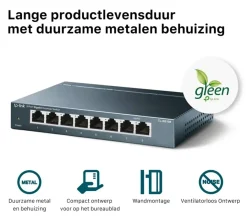 Computeraccessoires > TP-Link 10/100/1000 Mbps Desktop switch met 8 aansluitingen TL-SG108