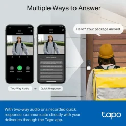 Intercoms & Deurbellen|Elektronische Beveiliging > Tapo TP-Link D230S1 video deurbel met batterij