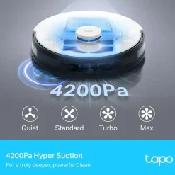 Robot Stofzuigers > Tapo TP-Link Robotstofzuiger RV30 met dweilfunctie