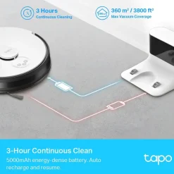 Robot Stofzuigers > Tapo TP-Link Robotstofzuiger RV30 met dweilfunctie