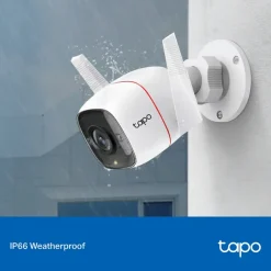 Elektronische Beveiliging > Tapo TP-Link TC65 beveiligingscamera voor buiten 3MP bedraad