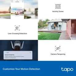 Elektronische Beveiliging > Tapo TP-Link TC65 beveiligingscamera voor buiten 3MP bedraad