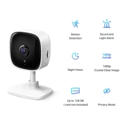 Elektronische Beveiliging > Tapo TP-Link TC60 beveiligingscamera voor binnen Full HD 1080P bedraad