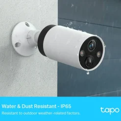 Elektronische Beveiliging > Tapo TP-Link TC420S1 beveiligingscamera voor buiten 2K QHD met batterij