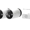 Elektronische Beveiliging > Tapo TP-Link TC420S2 2x beveiligingscamera's voor buiten 2.5K Ultra HD met batterij