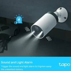 Elektronische Beveiliging > Tapo TP-Link TC420S2 2x beveiligingscamera's voor buiten 2.5K Ultra HD met batterij