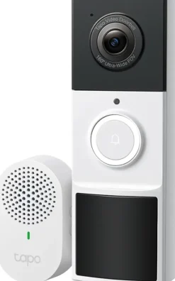 Intercoms & Deurbellen|Elektronische Beveiliging > TP-Link Tapo video deurbel D210 2K