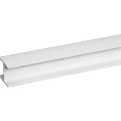 Wandpanelen|Kunststofprofielen > Geen Tussenprofiel kunststof wit 21x25 mm lengte 260 cm