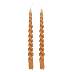 Twist dinerkaars donker bruin 2 stuks - h29xd2,2cm
