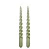 Twist dinerkaars donker groen 2 stuks - h29xd2,2cm