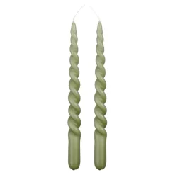 Twist dinerkaars donker groen 2 stuks - h29xd2,2cm