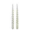 Twist dinerkaars licht groen 2 stuks - h29xd2,2cm