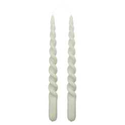 Twist dinerkaars licht groen 2 stuks - h29xd2,2cm