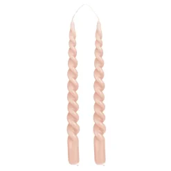 Twist dinerkaars roze 2 stuks - h29xd2,2cm