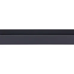 U-profiel kunststof antraciet 18x18 mm 260 cm
