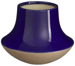 Vaas blauw - h20xd25cm