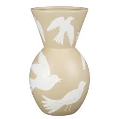Vaas creme - h40xd22,5cm