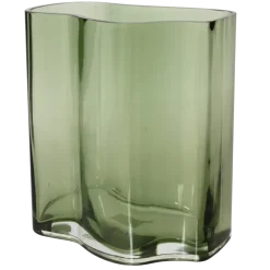 Vaas glas groen 18 x 12 x 20 cm