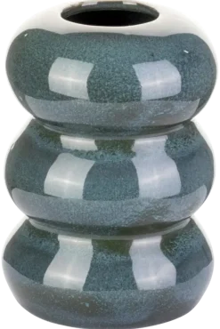 Vaas keramiek groen 10 cm