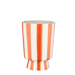 Vaas met oranje strepen