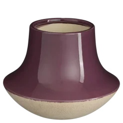Vaas paars - h20xd25cm
