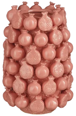 Vaas roze - h30xd24cm