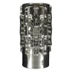 Vaas zilver - h28xd15cm