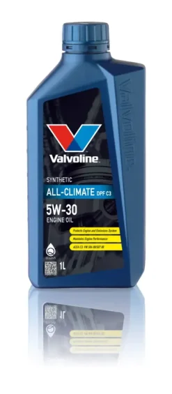 Auto Onderhouds- & Smeermiddelen|Motorolie > Valvoline synthetische motorolie All-Climate DPF C3 5W-30 1L