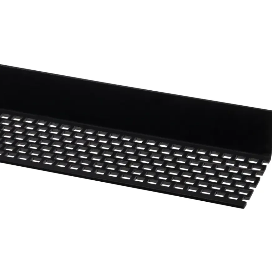 Ventilatieprofiel kunststof zwart 29x60mm 260cm