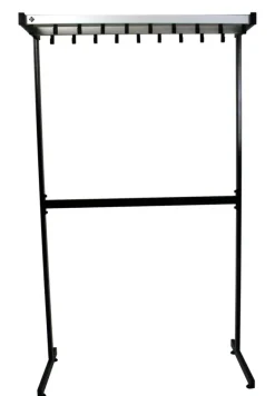Vepa Bins Pro-line garderoberek met 19 haken - grijs / zwart