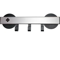 Vepa Bins Pro-line wandkapstok met 10 haken - grijs / zwart