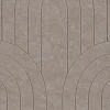 Viltpanelen|Wandpanelen > Silentlines Viltpaneel gebogen lijnen taupe 60x30 cm 4 stuks
